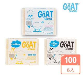 【The Goat Skincare】福利品-澳洲頂級山羊奶溫和保濕修護皂 100g(6入)