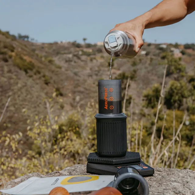【AEROPRESS】AeroPress Go ｜美國愛樂壓旅行組 小尺寸好攜帶！(美國製/100張濾紙)