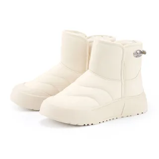 【CHOiCE】舒適保暖厚底防潑水短靴(米色)