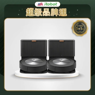 【iRobot】Roomba j7+ 自動集塵+避障掃地機器人 買1送1超值組(保固1+1年)