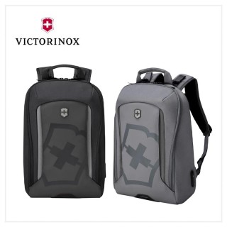 【VICTORINOX 瑞士維氏】Touring 2.0 後揹包附單車燈附加裝置 30x17x43cm 灰/黑(612115/612116)
