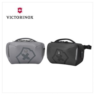 【VICTORINOX 瑞士維氏】Touring 2.0 斜揹包 11x30x17cm 灰/黑(612127/612128)