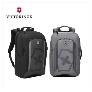 【VICTORINOX 瑞士維氏】Touring 2.0 後揹包附單車燈附加裝置 19x31x45cm 灰/黑(612117/612118)
