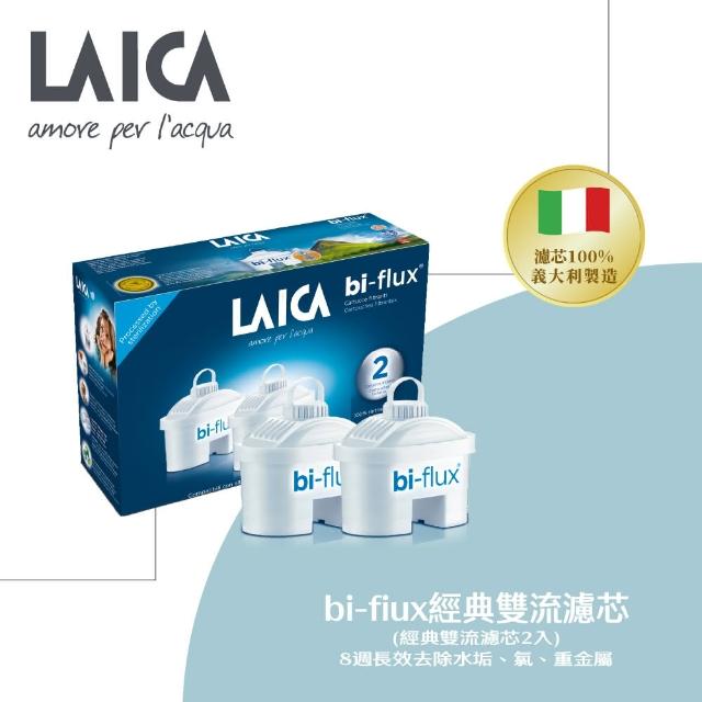 【LAICA 萊卡】義大利原裝進口 bi-flux長效8周高效雙流濾芯