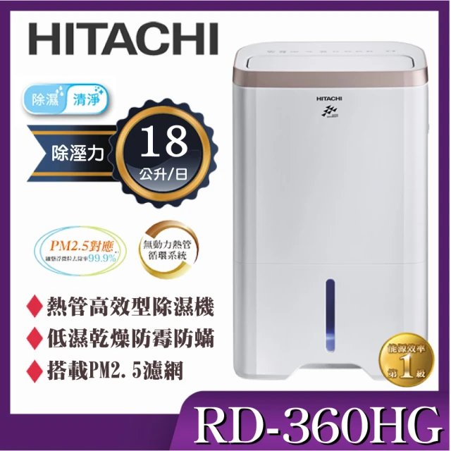 HITACHI 日立 熱管高效型除濕機(RD-200HG)優