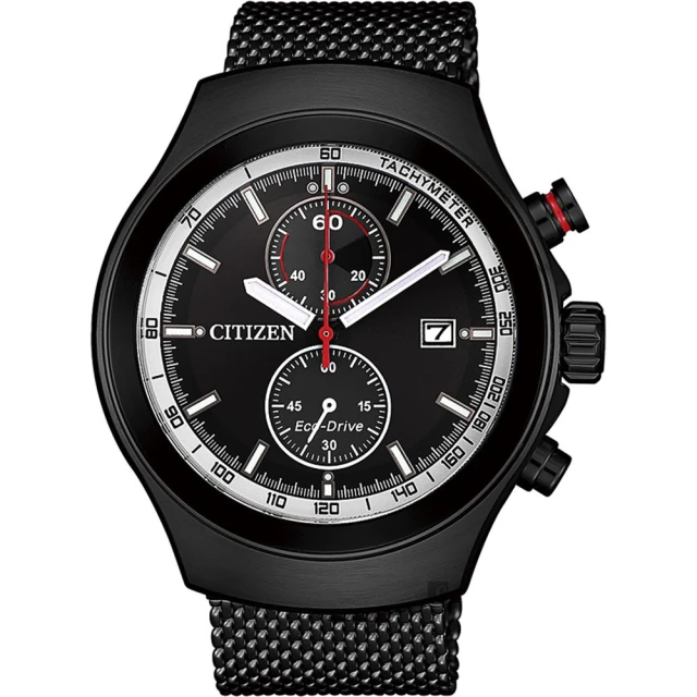 CITIZEN 星辰 Eco-Drive 光動能計時時尚男錶 男生禮物(CA7015-82E)