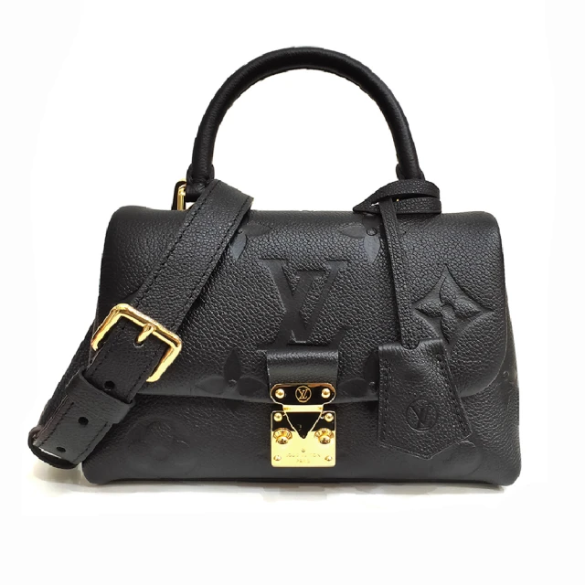 Louis Vuitton 路易威登 M45977 經典Madeleine BB系列優雅Monogram牛皮手提斜背包(黑色)