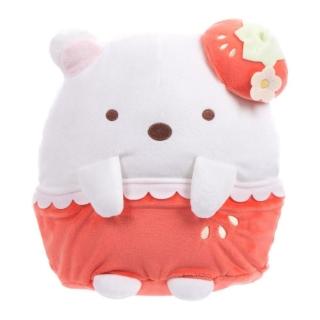 【ToysRUs 玩具反斗城】Sumikko Guarashi角落小夥伴 Shirokuma San-X 9吋角落絨毛草莓白熊