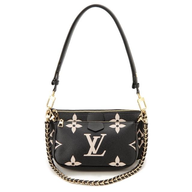 LV LOUIS VUITTON路易威登 M45777 經典 Multi Pochette Accessoires 系列兩用款肩背斜背包