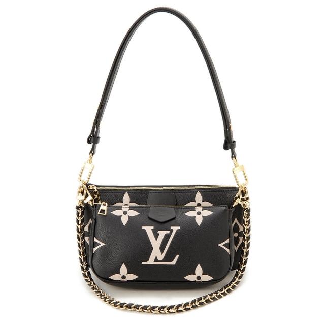 這款 LV M45777 經典 Multi Pochette Accessoires 兩用款肩背斜揹包，結合時尚與實用性，適合日常出勤與休閒場合。採用高品質皮革製成，擁有優雅的經典設計與精緻的 LV 標誌，內部分隔設計讓物品存放更為整齊。可單手提拿或肩背，輕便靈活，是時尚愛好者必備的配件。