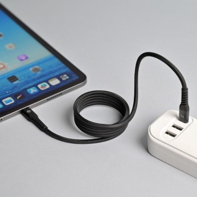 【頑皮鬼】C to C 磁吸收納編織充電線 240W(1.2M)