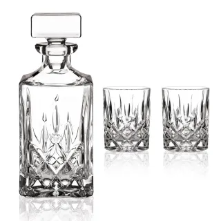 【Nachtmann】經典貴族Noblesse 威士忌壺+威士忌杯(3入組)