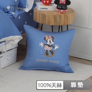【JIAS LIVING 家適居家】100%天絲-迪士尼靠墊/抱枕（50X50cm）-多款任選
