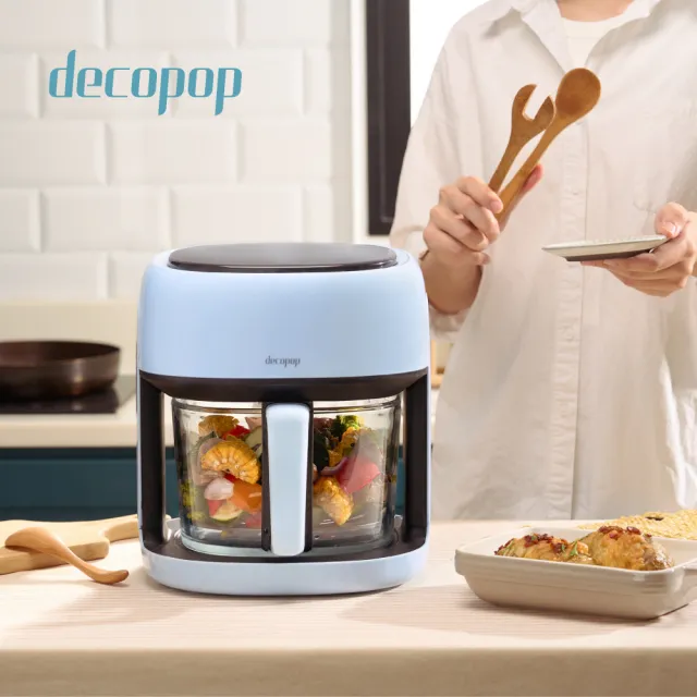 decopop 智能觸控美型玻璃氣炸鍋