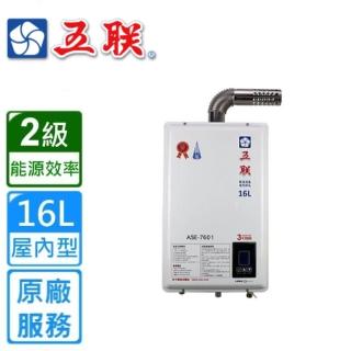 【五聯】FE式智慧恆溫16公升強制排氣熱水器13L(ASE-7601基本安裝)