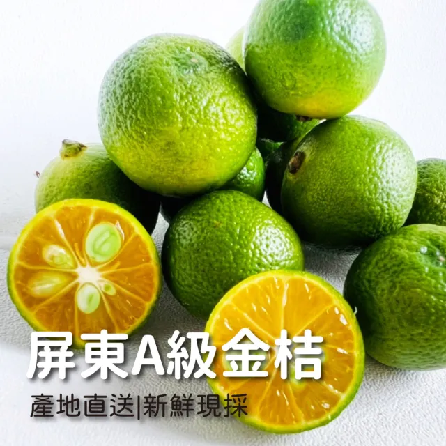 屏東金桔A級 友善小農 5斤箱裝(產地直銷 現採新鮮出貨)