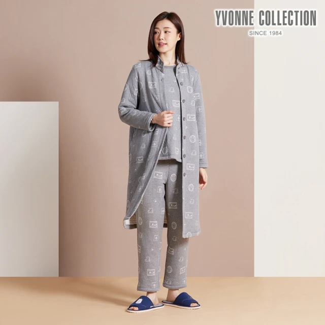 YVONNE 以旺傢飾YVONNE 以旺傢飾 水豚包紗立領長版外套-岩石灰