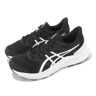 【asics 亞瑟士】慢跑鞋 Jolt 4 D 女鞋 寬楦 黑 白 緩衝 支撐 透氣 運動鞋 亞瑟士(1012B422002)