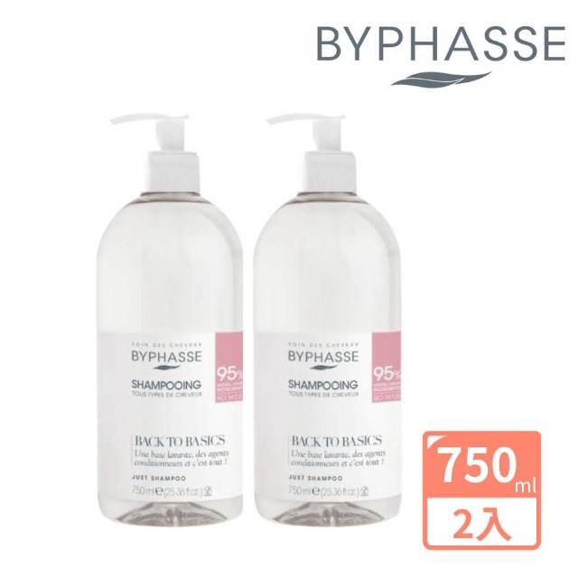 【BYPHASSE 蓓昂斯】返璞歸真洗髮精750ml(2入組)