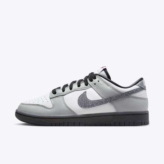 【NIKE 耐吉】W Dunk Low LX 女 休閒鞋 運動 經典 復古 低筒 細閃晶鑽 灰白(HQ3462-191)