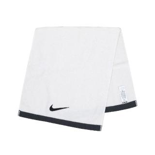 【NIKE 耐吉】毛巾 Fundamental 白 黑 純棉 吸水 運動 籃球 運動毛巾 方巾(N101243810-1MD)