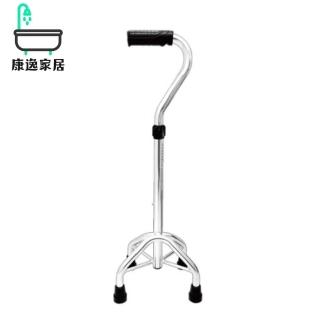 【康逸家居】恆伸醫療 鋁合金四腳柺杖問號型中爪(四腳拐#握把#橡膠#輕量#防滑#老人輔具#行動輔助)