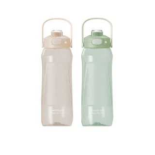 【LocknLock 樂扣樂扣】Tritan手提彈蓋流線水壺1000ml 2入(2色任選)