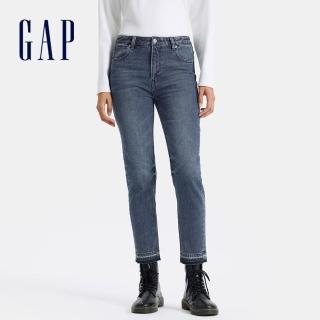 【GAP】女裝 刷毛緊身牛仔褲-中度水洗(606088)