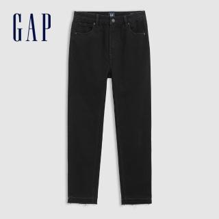 【GAP】女裝 刷毛緊身牛仔褲-黑色(606088)