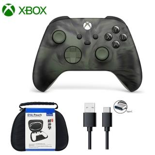 【Microsoft 微軟】XBOX 原廠無線控制器 叢林風暴 手把 PC手把 全新未拆封(贈副廠TYPE-C充電線+外出攜帶包)