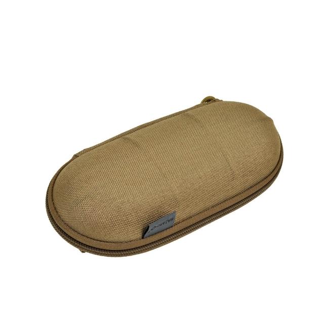 【Hazard 4】Mil-Pod™ Sunglasses Case 便攜可掛式硬殼眼鏡收納盒 ACS-MPOD-CYT(公司貨-狼棕色)