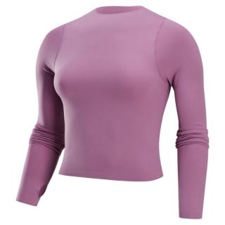 【NIKE 耐吉】AS W NK INF DF LS TOP 淺桃紅 女 訓練衣 排汗 長袖 緊身(FN3023-523 ∞)