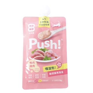 【Push!】噗滋包-combo 綜合箱 110g*6入(貓主食罐/主食肉泥餐包/全齡貓)