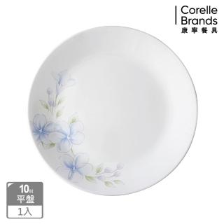 【CorelleBrands 康寧餐具】春晨藍花10吋平盤
