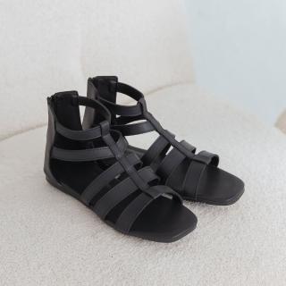 【I called Love】流浪者之歌簡約編織羅馬鞋(女鞋 涼拖鞋 春夏款 大尺碼 臺灣製 手工鞋)