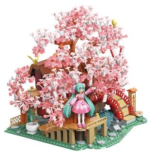 【Qman 啟蒙積木】KEEPPLAY 初音未來 場景積木 賞櫻季節