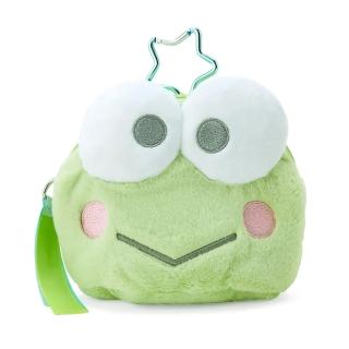 【SANRIO 三麗鷗】2024角色大賞 窗型絨毛收納包 造型娃包 附扣環 大眼蛙