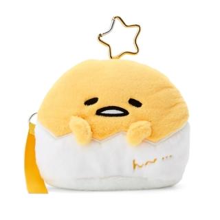 【SANRIO 三麗鷗】2024角色大賞 窗型絨毛收納包 造型娃包 附扣環 蛋黃哥