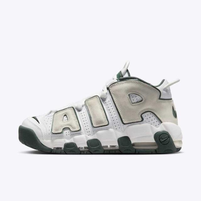 【NIKE 耐吉】Air More Uptempo 96 男 休閒鞋 運動 復古 大AIR 白綠(FN6249-100)