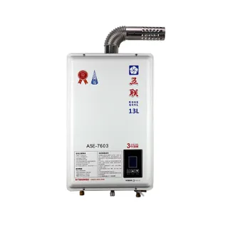 【五聯】智能恆溫13公升強制排氣熱水器(ASE-L301 不含安裝)