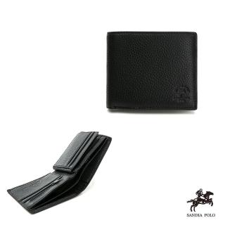 【DFBAGSCHOOL】SANDIA POLO牛皮荔枝紋抽取活動式卡夾長短拉皮夾