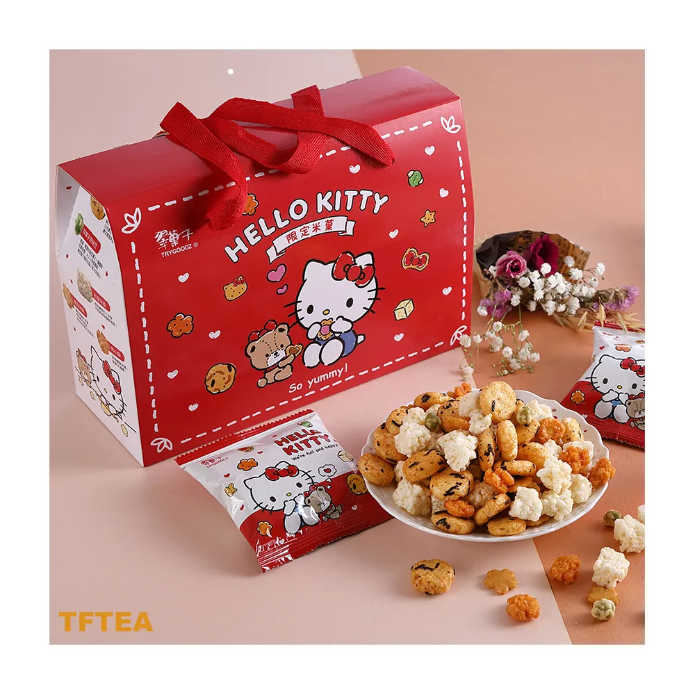 【翠菓子】HELLO KITTY 綜合米菓-限定禮盒 14入/盒