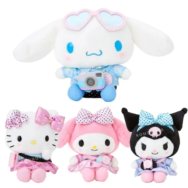 小禮堂 Sanrio 三麗鷗 絨毛玩偶娃娃 - 夢幻旅行 Kitty 美樂蒂 大耳狗(平輸品)