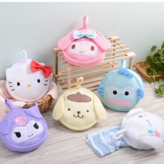 【小禮堂】Sanrio 三麗鷗 造型洗衣網袋 - 大臉款 Kitty 美樂蒂 酷洛米 布丁狗(平輸品)