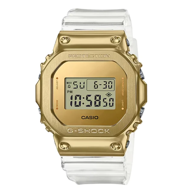 CASIO 卡西歐 G-SHOCK 工業風金屬色電子錶 GM-5600SG-9_43.2mm