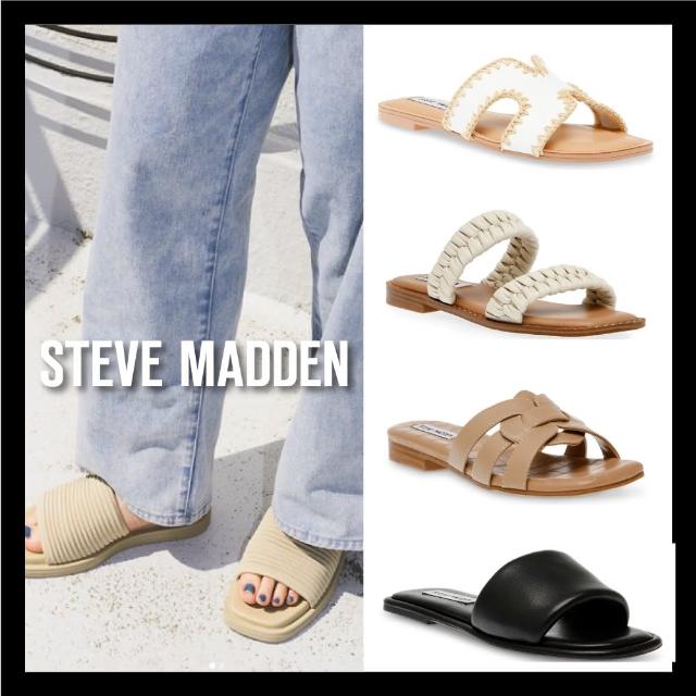 【steve madden】舒適休閒外穿涼拖鞋(任選均一價)