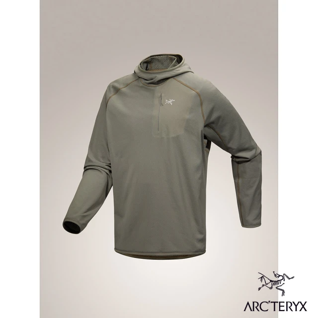 Arcteryx 始祖鳥 男 Delta 刷毛套頭衫(糧草綠)