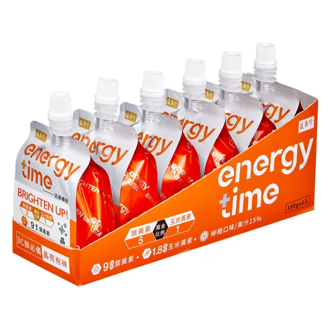 【盛香珍】零卡蒟蒻/Energy Time機能飲180gX4盒組(6包/盒-荔枝/柳橙/蘋果/巨峰葡萄-口味任選)