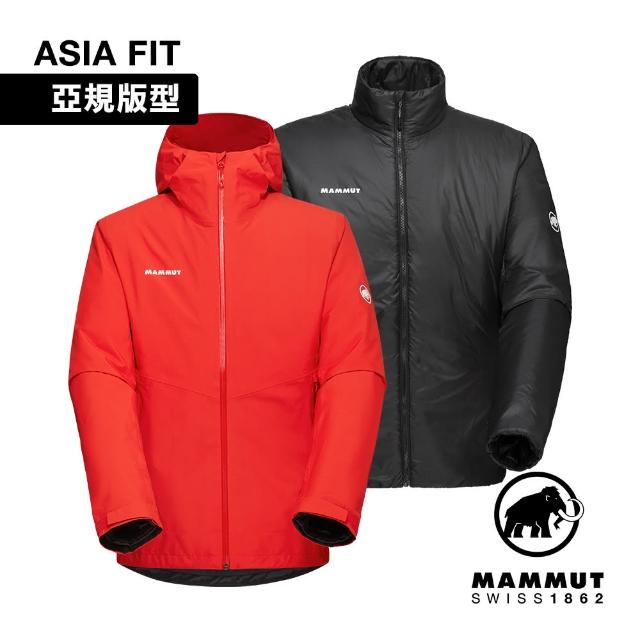 【Mammut 長毛象】Alto Light 3in1 HS Hooded Jacket AF 兩件式防水保暖外套 男款 經典紅/黑 #1010-30860