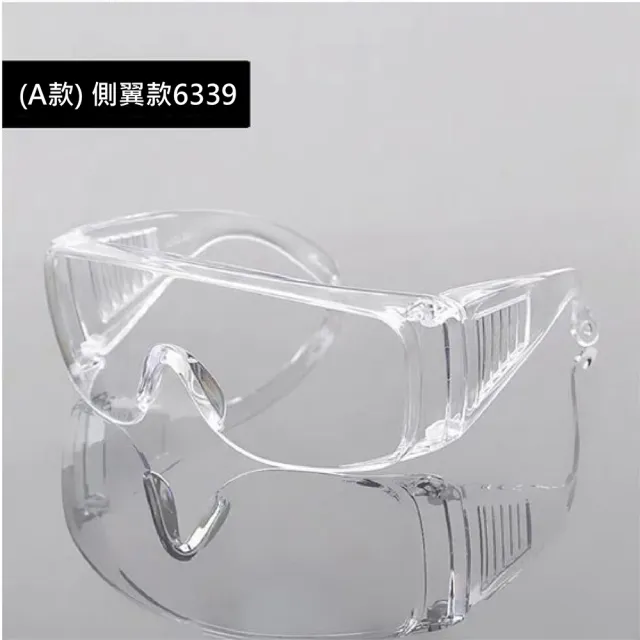 【TAI LI 太力】台灣製-3入組防飛沫防疫護目鏡抗UV400眼鏡(出國旅遊必備  台灣商檢合格)